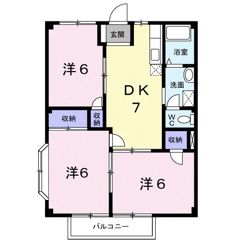 サンモリッツ美原 間取り