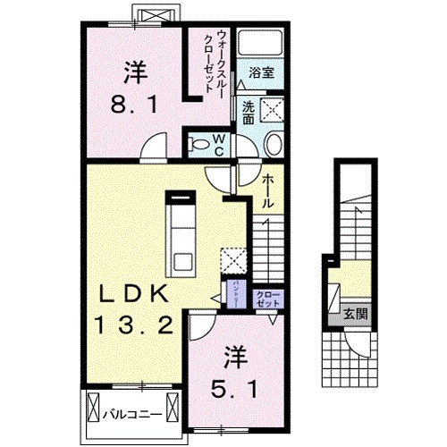 ラフレシール 間取り