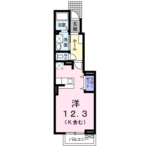 ポンテリブロＫ・Ⅱ 間取り