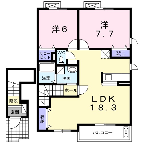 Ｄｕ　Ｓｕｄ　Ｍａｉｓｏｎ 間取り