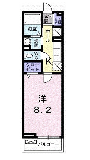 ヴィラ　カルム 間取り
