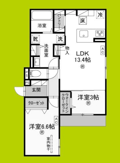 Clashist新森 間取り