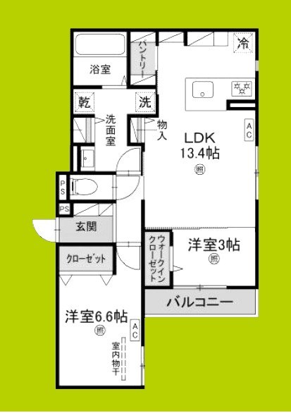 Clashist新森 間取り
