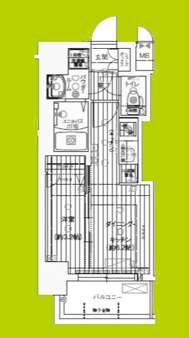 ソルテラスSHIN-OSAKA LINK 間取り