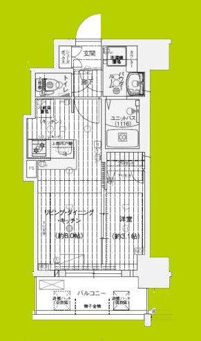 ソルテラスSHIN-OSAKA LINK 間取り