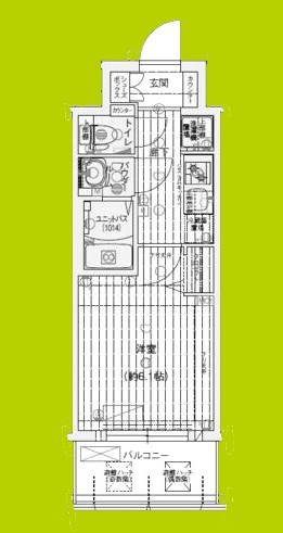 ソルテラスSHIN-OSAKA LINK 間取り