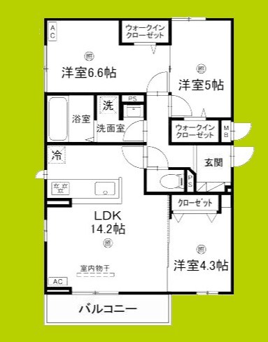 Kaketto Brickowski 間取り