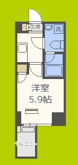 クレビオス南堀江 間取り