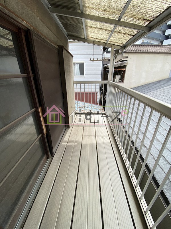 海老江8丁目　貸家 ベランダ