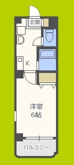 ルミエール南堀江 間取り