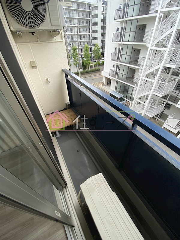 淡路マンション ベランダ