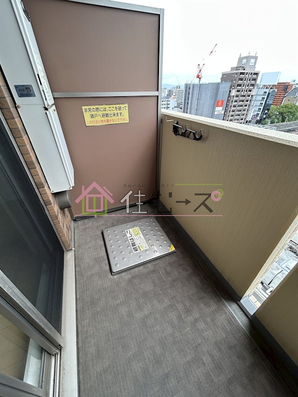 プレサンス新大阪クレスタ ベランダ