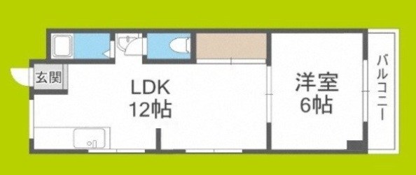 和ハイツⅢ 間取り