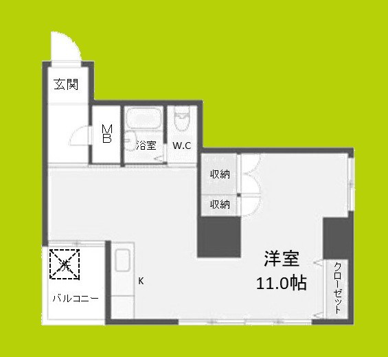 大京ビルマンション新大阪 間取り