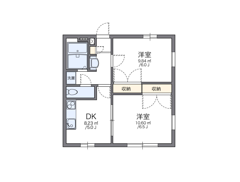 レオパレスＯＨＩⅡ 間取り