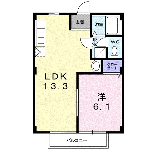 ハイツリバーサイド 間取り