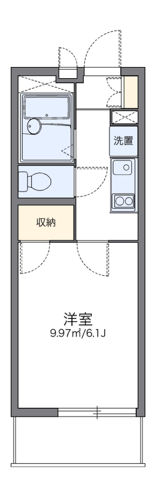 レオパレスＪＮ　Ｂ 間取り