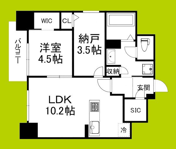 ルフォンプログレ新町 間取り