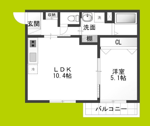Cedar Hall Yamada One 間取り