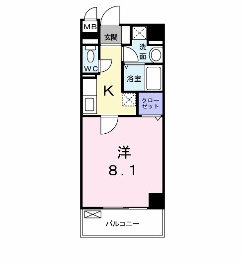 巽北ロイヤルマンション 間取り