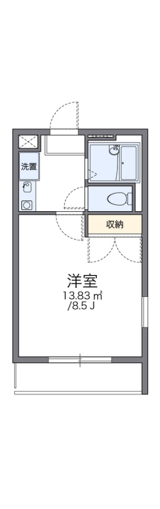 レオパレスみその 間取り