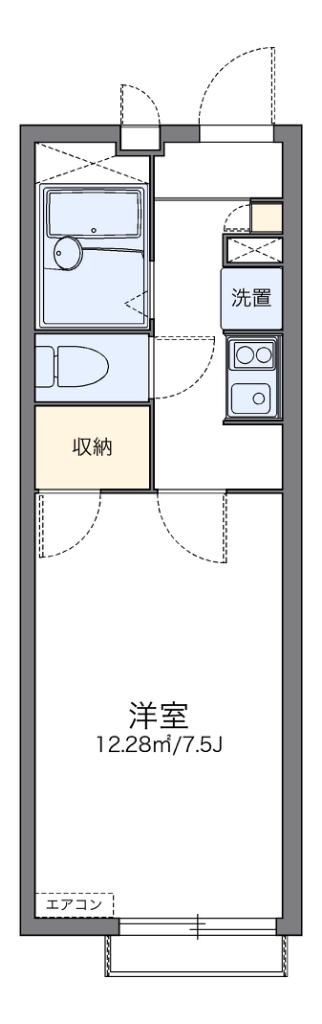 レオパレス都Ｂ 間取り