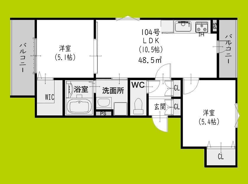 クリエオーレ南上町 間取り