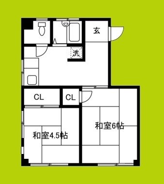山路マンション 間取り図