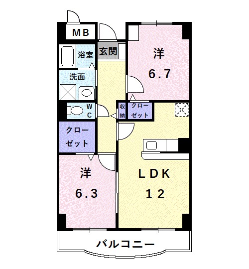 サンパティークフロール 間取り