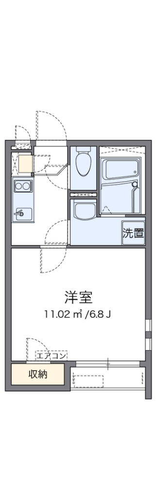 クレイノラヴェール　小田 間取り