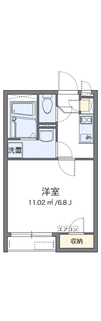 クレイノラヴェール　小田 間取り