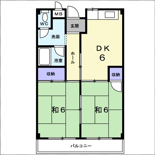 リバーハイツ 間取り