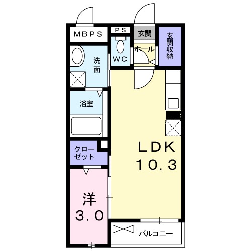 カーサ　クレインフィールド 間取り