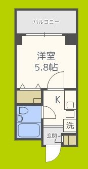 グランディール三津屋 間取り