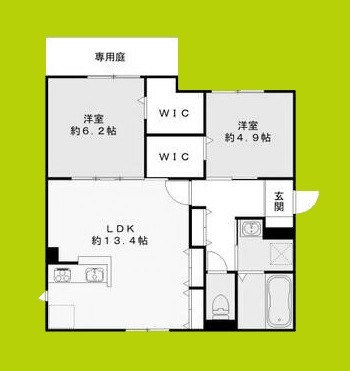 Lien Fort 間取り