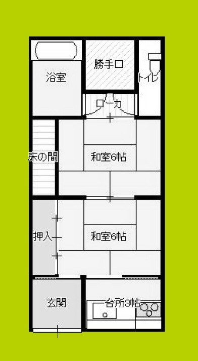 森貸家 間取り