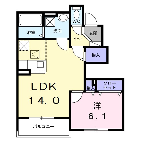 ブランシア　泉 間取り図