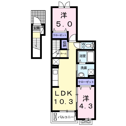 グレース　寿 間取り