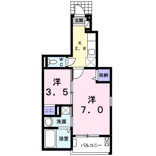 ラ・フォンテ 間取り