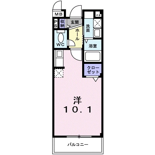 サル　ドゥ　セジュール 間取り