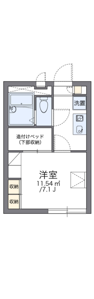 レオパレスザ　ファミリア 間取り