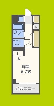 クリザンテーメ大手前 間取り