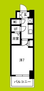 ソルテラスOSAKA緑橋クレアスト 間取り