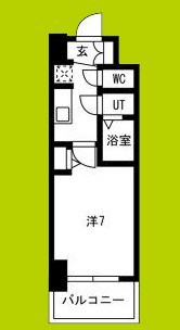 ソルテラスOSAKA緑橋クレアスト 間取り