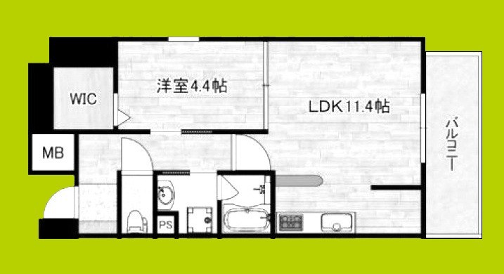 ロイジェント玉川 間取り