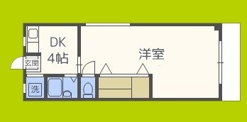 山﨑マンション長柄中 間取り