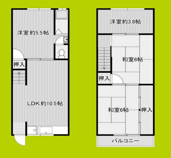 諸口３丁目住宅 間取り