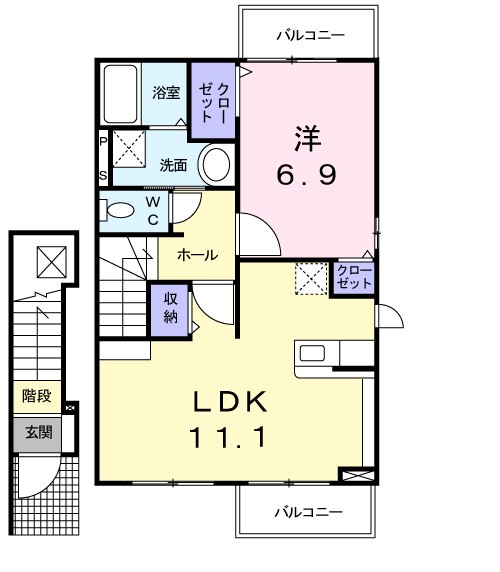 コートドールⅠ 間取り