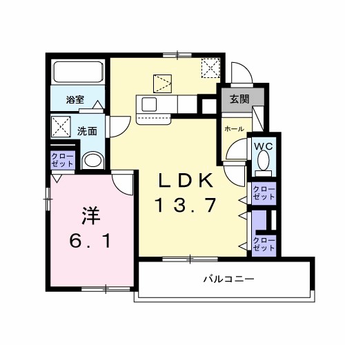 バンブーガーデンⅢ 間取り