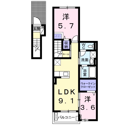 アンジュール 間取り